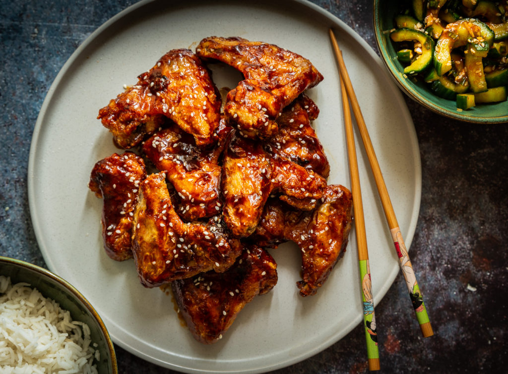 Crispy Asian Chicken Wings (No Fry)