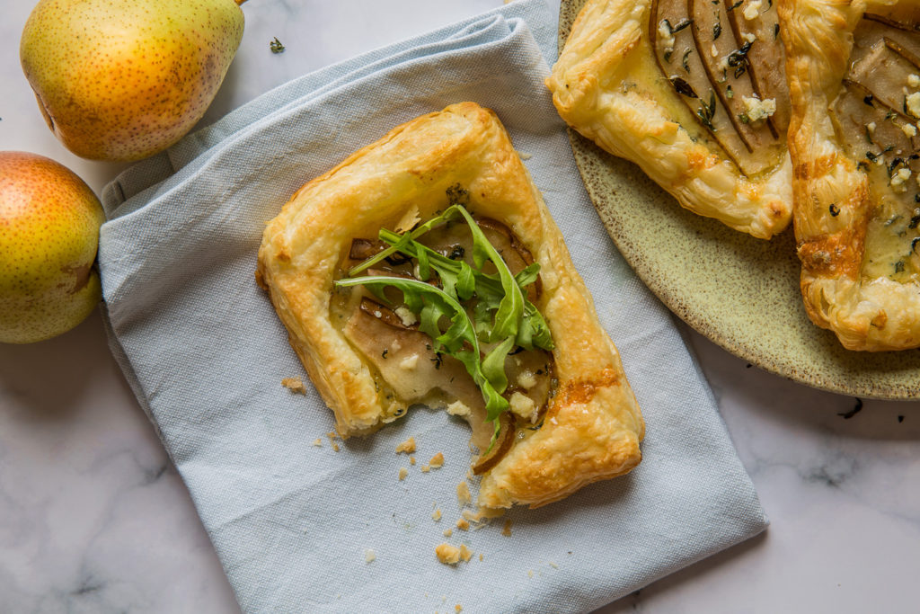 Pear and Blue Cheese Mini Tarts