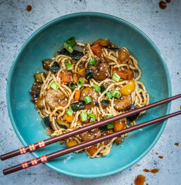 Prawn and Soy Noodles