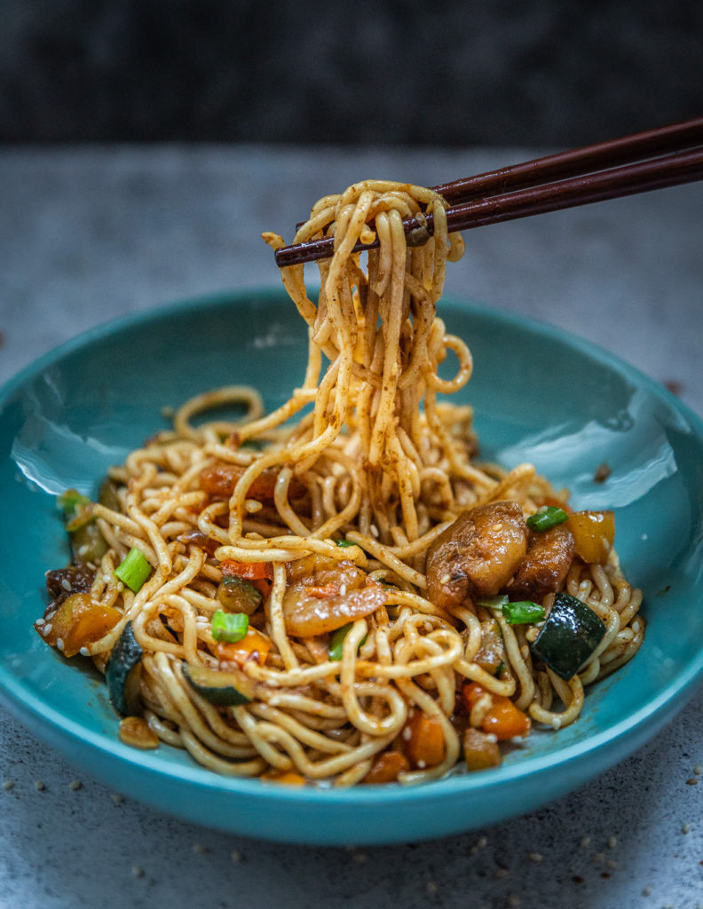 Prawn and Soy Noodles