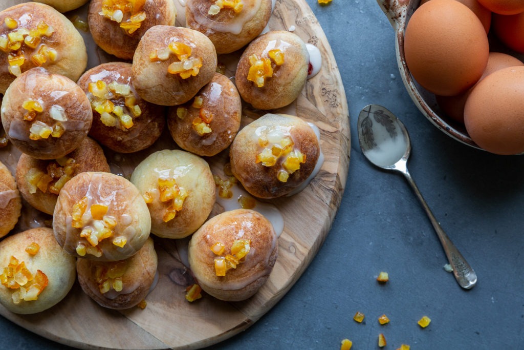 Baked Mini Pączki (doughnuts)