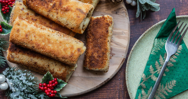 Polish Festive Croquette with sauerkraut and mushrooms