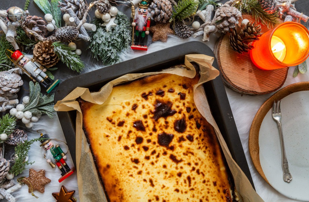 Christmas Poppy Seed Cheesecake