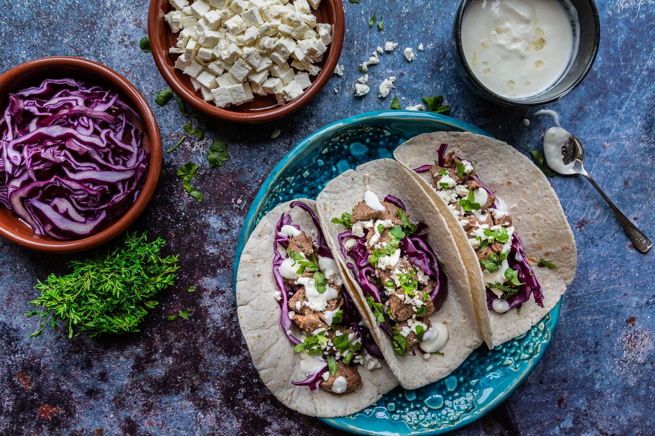 Turkish Lamb Tacos