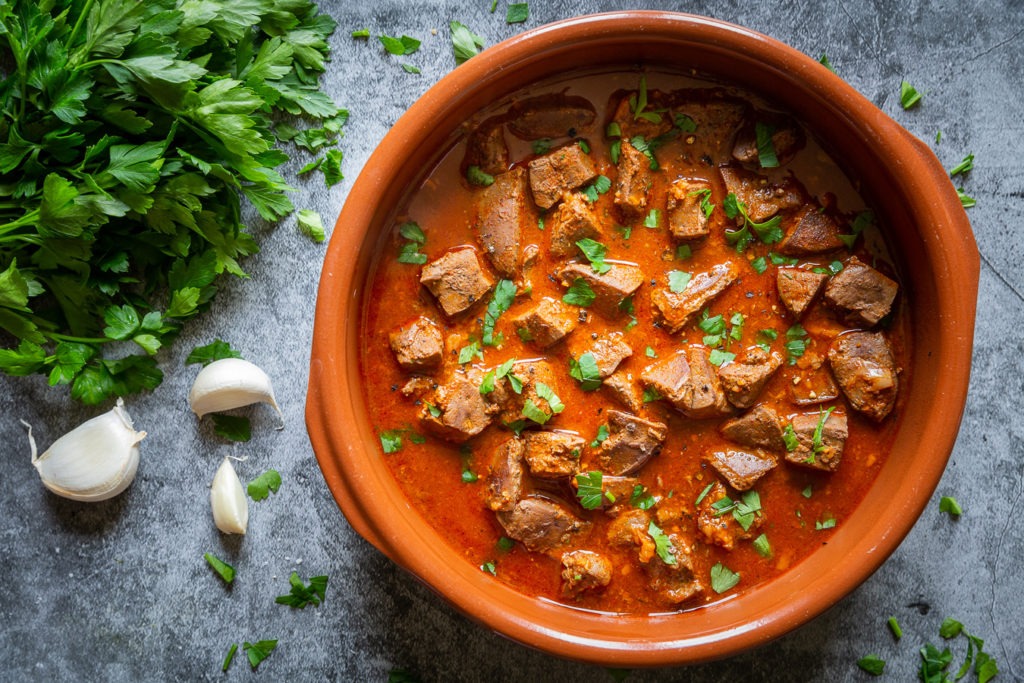 Kebda Chermoula – Lamb Liver in Spiced Sauce