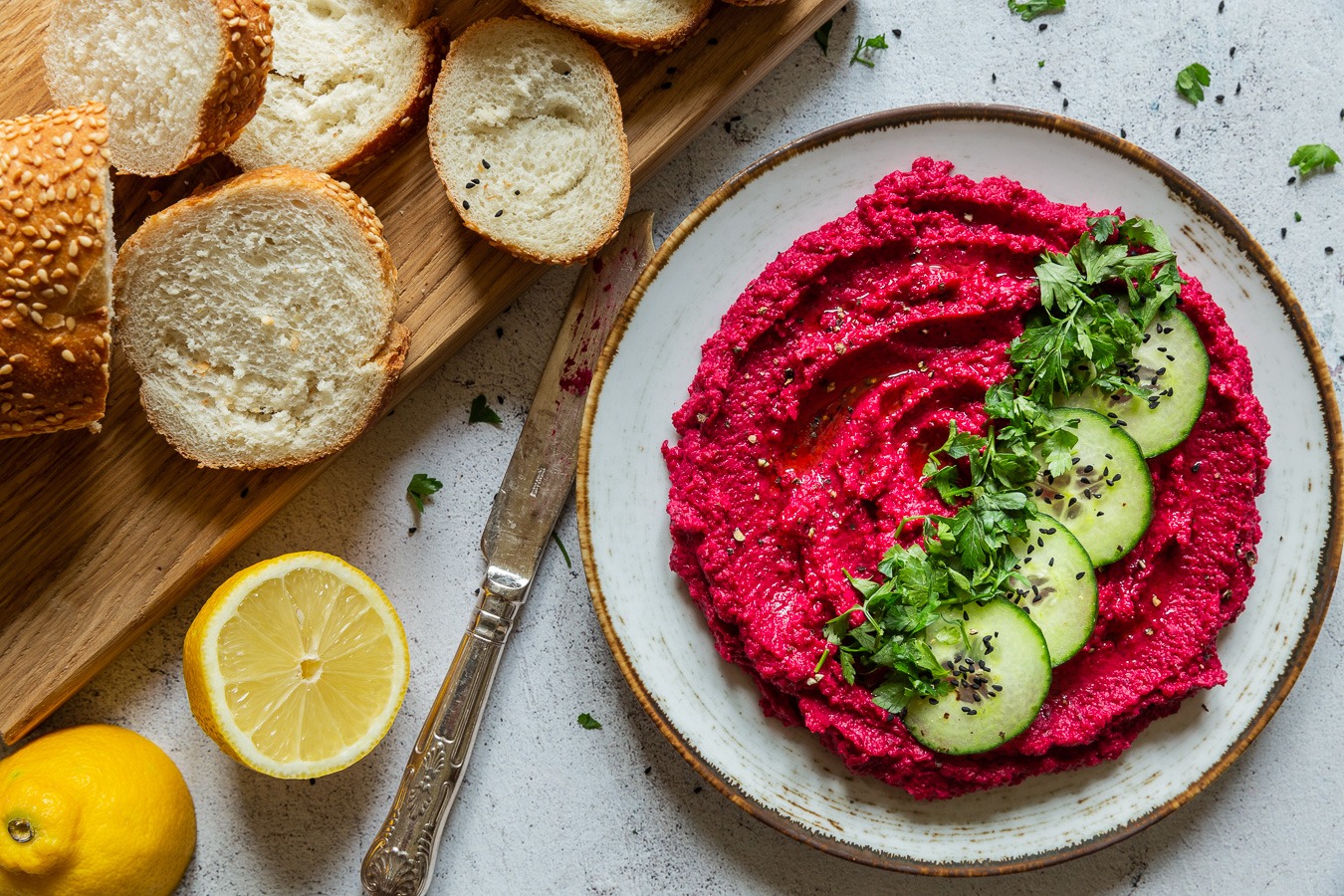 Roasted Beetroot Hummus