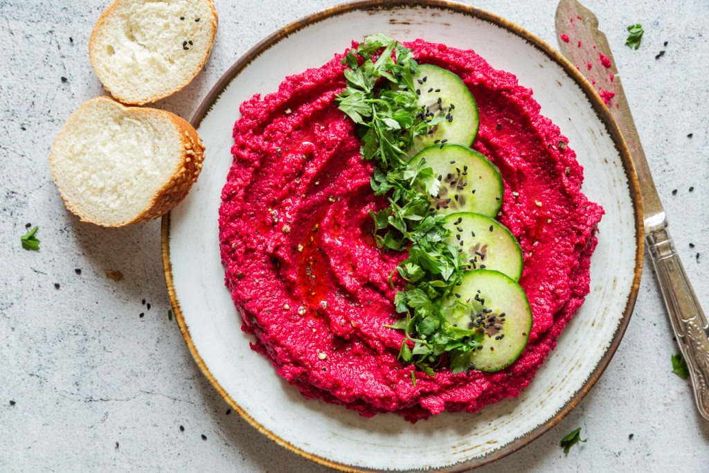 Roasted Beetroot Hummus - Uncommonly Delicious